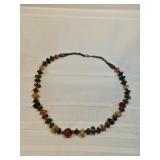 Native American Made Sterling And Stones Necklace Native American Made Sterling And Stones Necklace