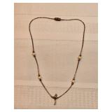 Small Native American Made Sterling Necklace Small Native American Made Sterling Necklace