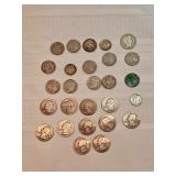Old Nickels Dimes And Quarters Lot Old Nickels Dimes And Quarters Lot