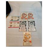 Empty Coin Books And 1963 Uncirculated Set Empty Coin Books And 1963 Uncirculated Set