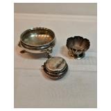 Small Sterling Silver Containers Lot  Small Sterling Silver Containers Lot