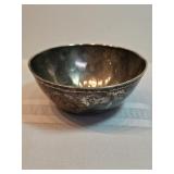 Antique Sterling Silver Bowl Monogrammed Antique Sterling Silver Bowl Monogrammed
