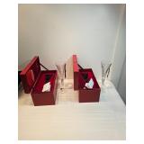 Waterford Crystal Pair Of 12 Days Of Xmas Collectibles Waterford Crystal Pair Of 12 Days Of Xmas Collectibles