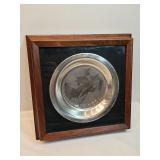 Audubon Society Sterling Silver Engraved Bowl In Frame Wood Thrush Audubon Society Sterling Silver Engraved Bowl In Frame Wood Thrush