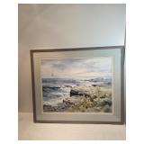 Pond Cove Framed Watercolor By Lucille Geiser Pond Cove Framed Watercolor By Lucille Geiser