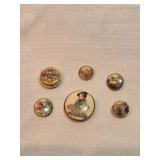 Antique Satsuma Buttons Lot B