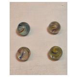 4 Little Lattacino Marbles 