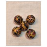 Acrylic Tiger Marbles