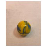 Large Blue Tang Glass Shooter Marble