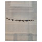 Sterling And Moonstone Bracelet 