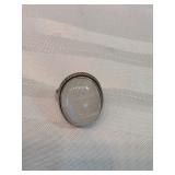 Sterling And Moonstone Ring 