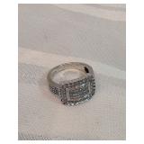 14k Gold Ring With Small Diamonds