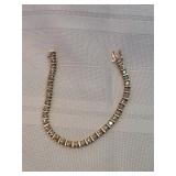 14k Gold Bracelet With 35 Diamonds