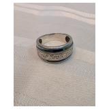 Native American Made Sterling Silver Wolf Pack Ring