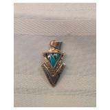 Sterling Silver Native American Made Pendant