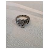 Sterling Silver Elephant Ring