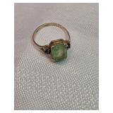 10k Gold Ring With Peridot