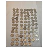 Walking Liberty Half Dollars Lot Of 75