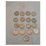Franklin Half Dollars Lot Of 17
