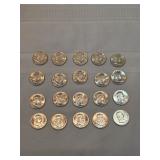 Roll Of 20 1960 D Uncirculated Franklin Half Dollars