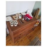 Dry sink, Linen napkins, napkin rings