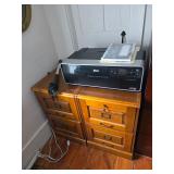 Epson printer, file cabinet 
