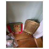 Vintage Coke Cola tray, Golden tray