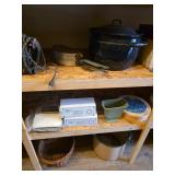 Pampered Chef dough tins, planters