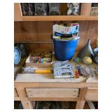 SandPaper, T50 Stapler and Staples, Galvanized Funnel