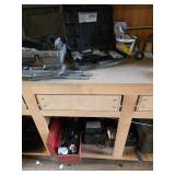 Pneumatic finish nailer, Plumbing supplies tool box