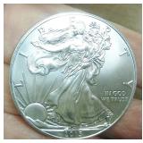 silver coins, ingots