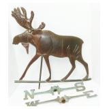 copper Moose weathervane parts