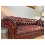VTG Chesterfield sofa, chair & ottoman, Larry Kagan vase, Widdicomb, Namebrand clothing shoes 