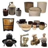 Pickers Paradise Cast Iron and Cookware, Stoneware Jugs, and Rustic Antiques 