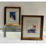 Vintage and modern framed art, collectibles, and lamps!