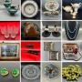 Estate Auction With Collectible Art/ Vintage Porcelain, Glass, Crystal, Jewelry, Watercolors