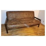 Brady Street Futon with faux leather cover