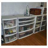 Craft supplies and storage