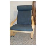 IKEA chair slate blue