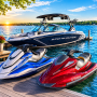 Lake Living Auction Nautique 210, Yamaha WaveRunners & Boat Lifts