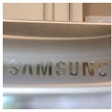 Stainless Samsung side by side refrigerator