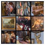 BEST of the WEST! Western, Native American, taxidermy, knives, tools, collectibles, furn.  ++ !!!