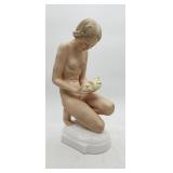 A porcelain figurine titled Frühlingsbote (“Harbinger of Spring”) by Karl Tutter for Hutschenreuther
