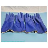 Four Atlas KV660-L gloves made in Malaysia