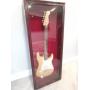 Vintage Original Alice Cooper Signed Fender Squire Bullet Strat Guitar In Shadow Box Case Very Colle