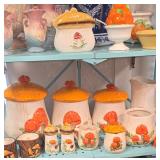 Midcentury  Mushroom canisters 