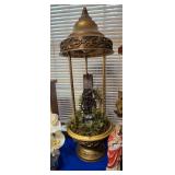 Midcentury Wayerfall Lighted Lamp