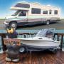 University Place Estate Sale Featuring Motorhome and Fishing Boat