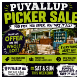 Short Notice Puyallup South Hill BIG PICKER SALE!