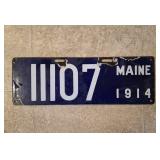 Antique License Plate